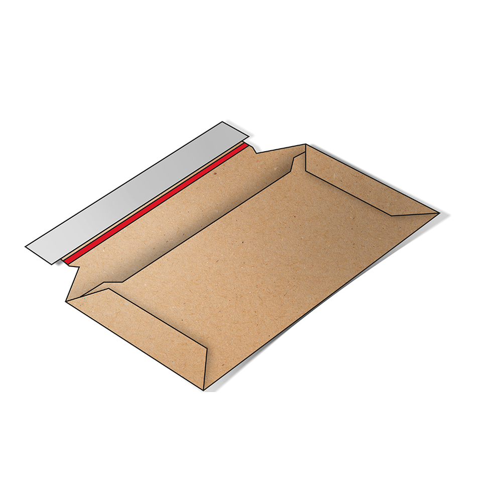 Transport packaging made of paper and rigid cardboard